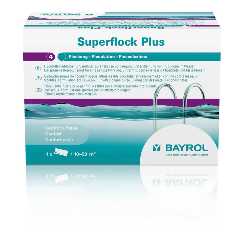 BAYROL Superflock Plus 1 kg 8 Kartuschen/125 g Angebot