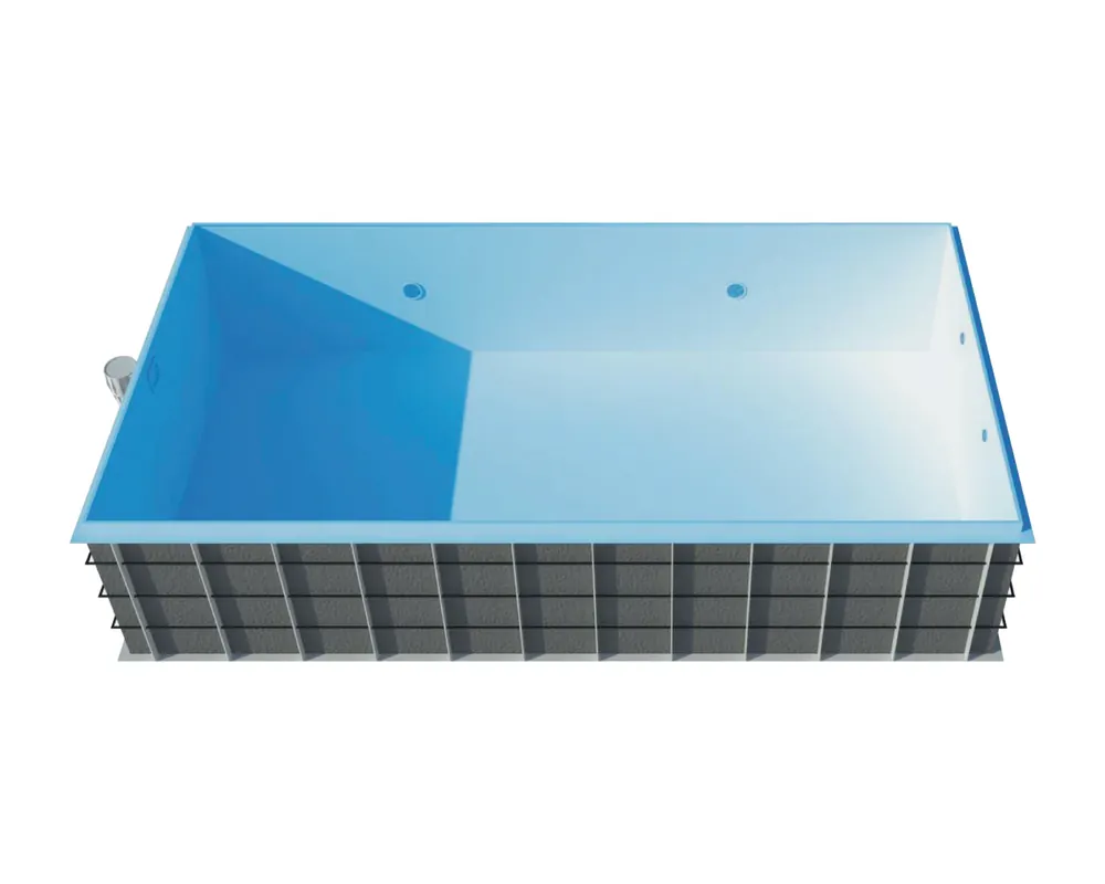 Highlight Polypropylen PP Pool | 1,5 Meter Tiefe | Skimmerbecken