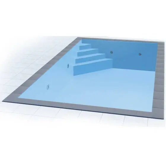 Poolfolie inkl. Fertigtreppe | passgenaue Ecktreppenausbildung | Stärke 0,8 mm Saisonangebot