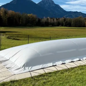 Aufblasbare Pool-Abdeckplane | Rechteckig | Hellgrau | Trend Pool Poolabdeckung Markenware