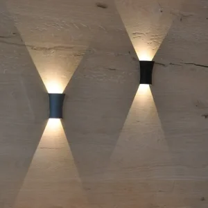 Neu Im Sortiment Wandleuchte Lily schwarz Saunabeleuchtung LED Saunabau