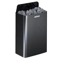 Saunaofen Harvia The Wall SW90E schwarz Saunaofen black steel Highlight