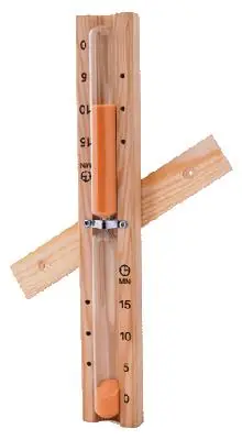 Sanduhr klassisch orange/rot - 15 Minuten Kracherpreis