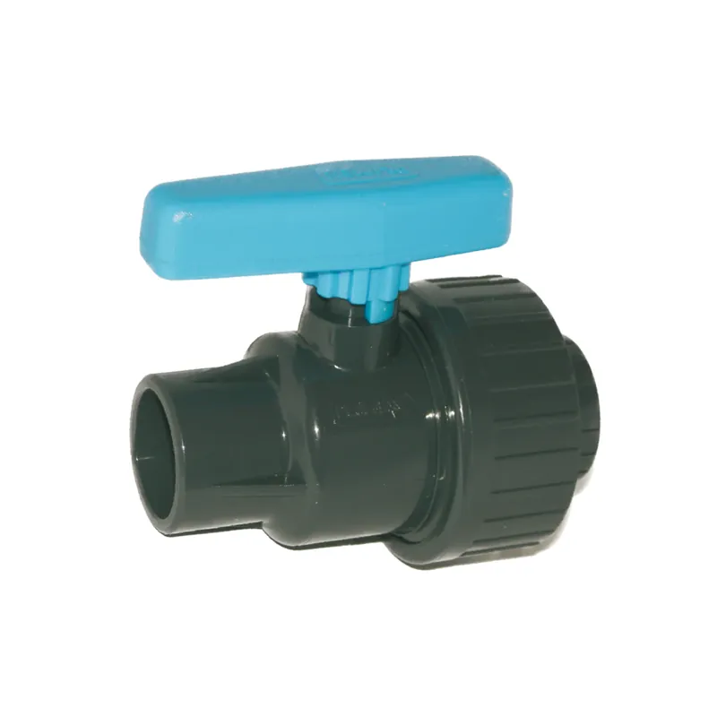 Nur Für Kurze Zeit PVC Kugelhahn - UNIBLOCK - KM x KM