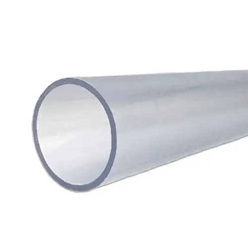PVC Druckrohr Transparent - Länge 1 m Preisknaller