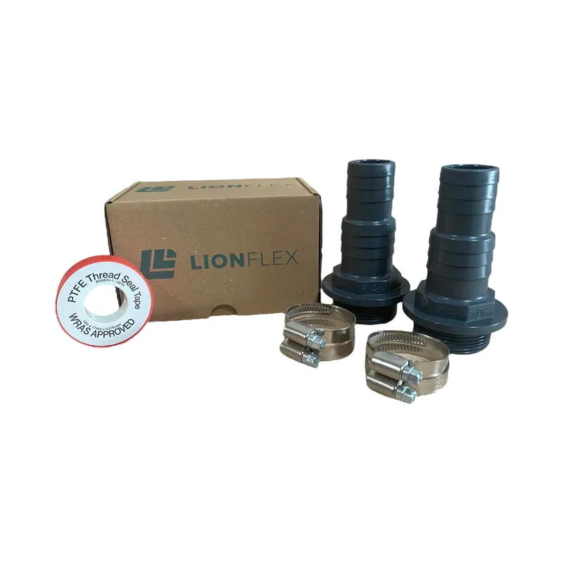 PVC Schlauchverbinder Set 7-teilig - DN 1 1/2" x 38-32 mm Neue Kollektion