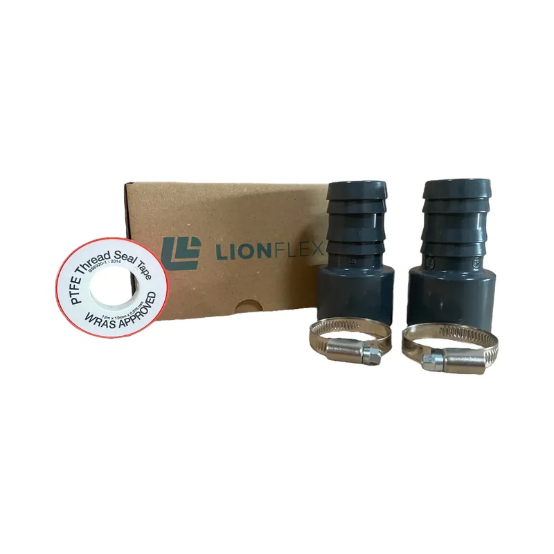 PVC Schlauchverbinder Set 5-teilig - DN 50 x 38 mm Direktkauf