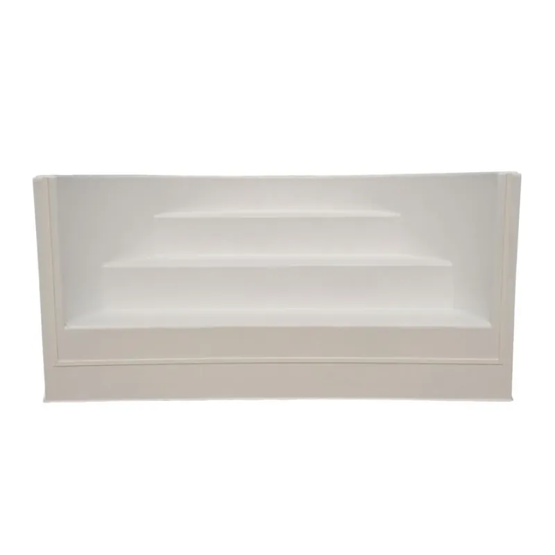 Acryl-Einbautreppe Breite 200 cm - 4 stufig Weiss Versand Am Gleichen Tag