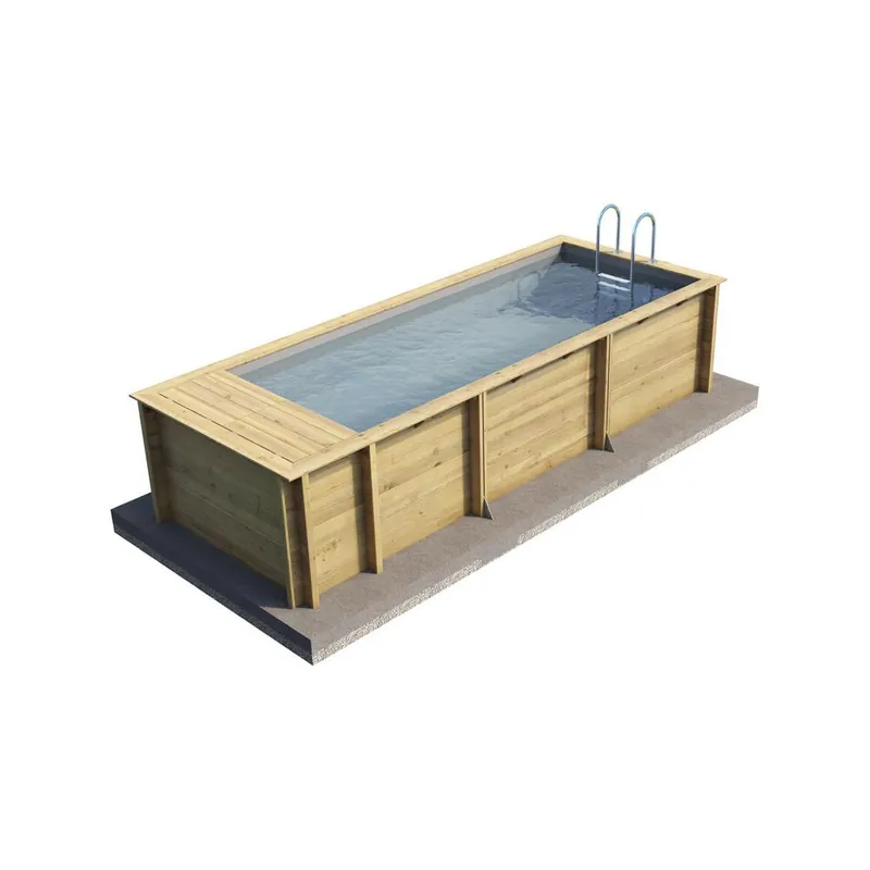 Geprüft BWT Holzpool Pool'n Box 500 x 200 x 133 cm mit Sandfilter
