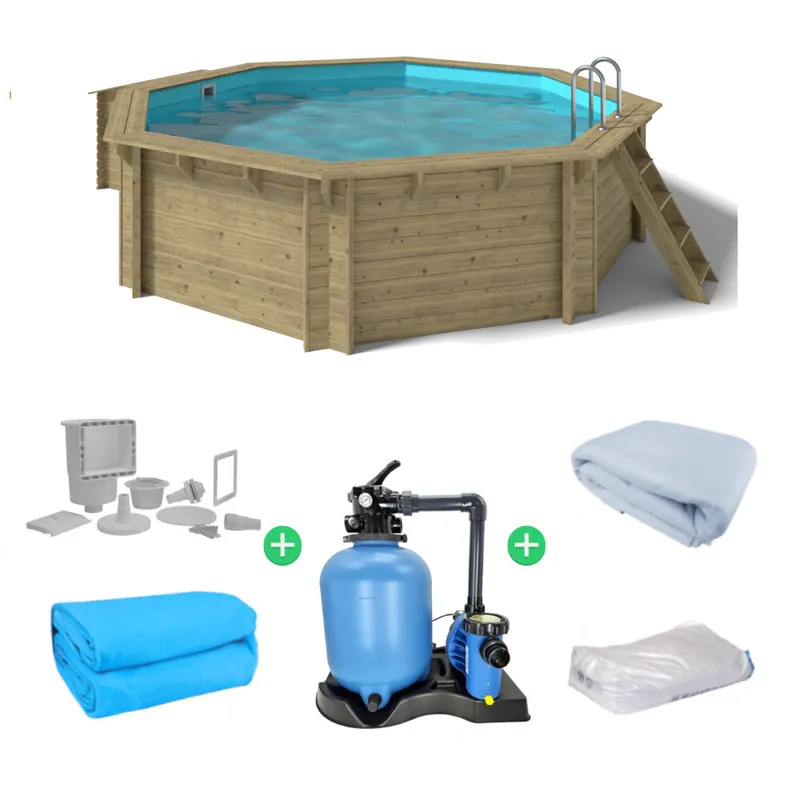 Direktkauf Holzpool Emotion FUN 510 x 120 cm SET Basic