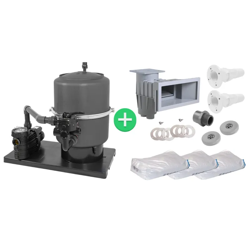 IQ Technik Set 1 Premium bis 30 m³ hellgrau Billig