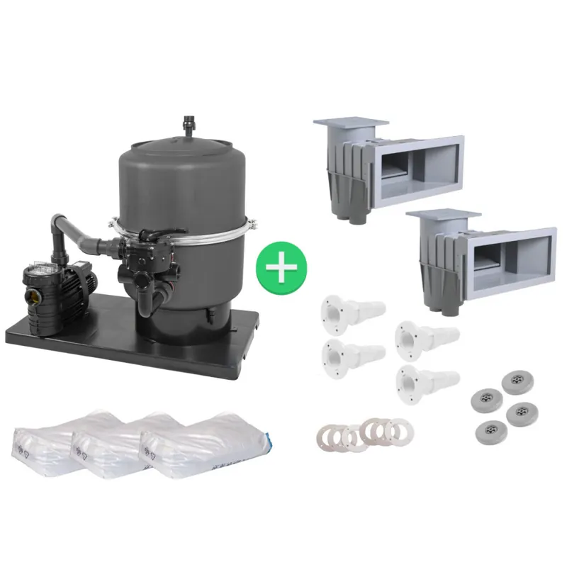 Mega-Angebot IQ Technik Set 2 Premium bis 50m³ hellgrau
