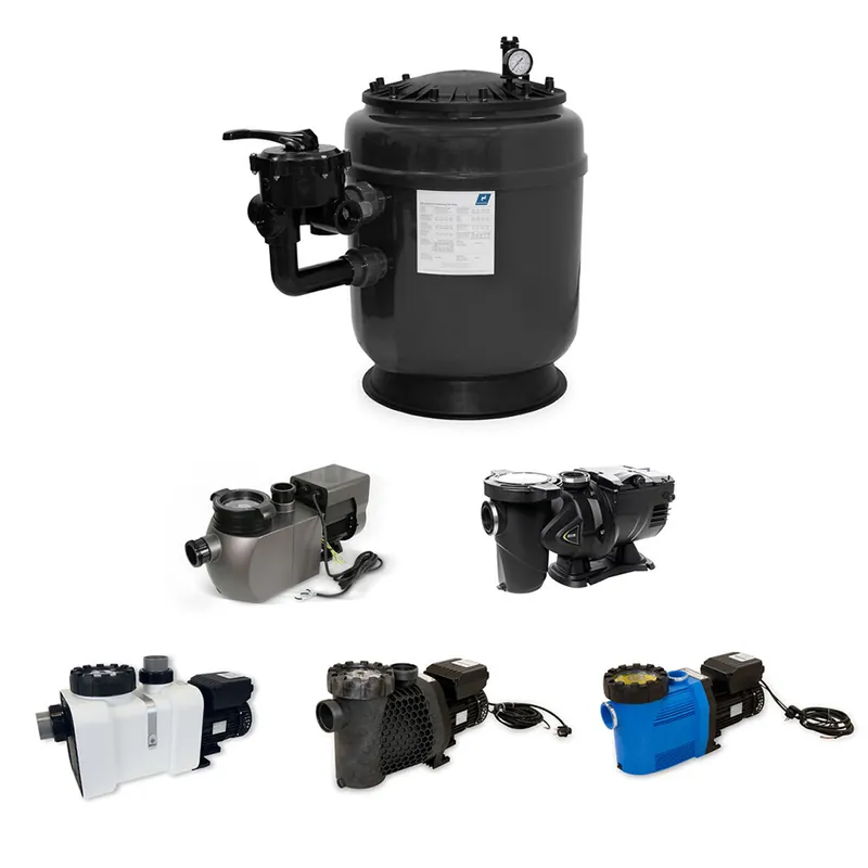 Abverkauf GFK Hochschicht Filteranlage HSF-8 Plus mit Poolpumpe versch. Ausführungen